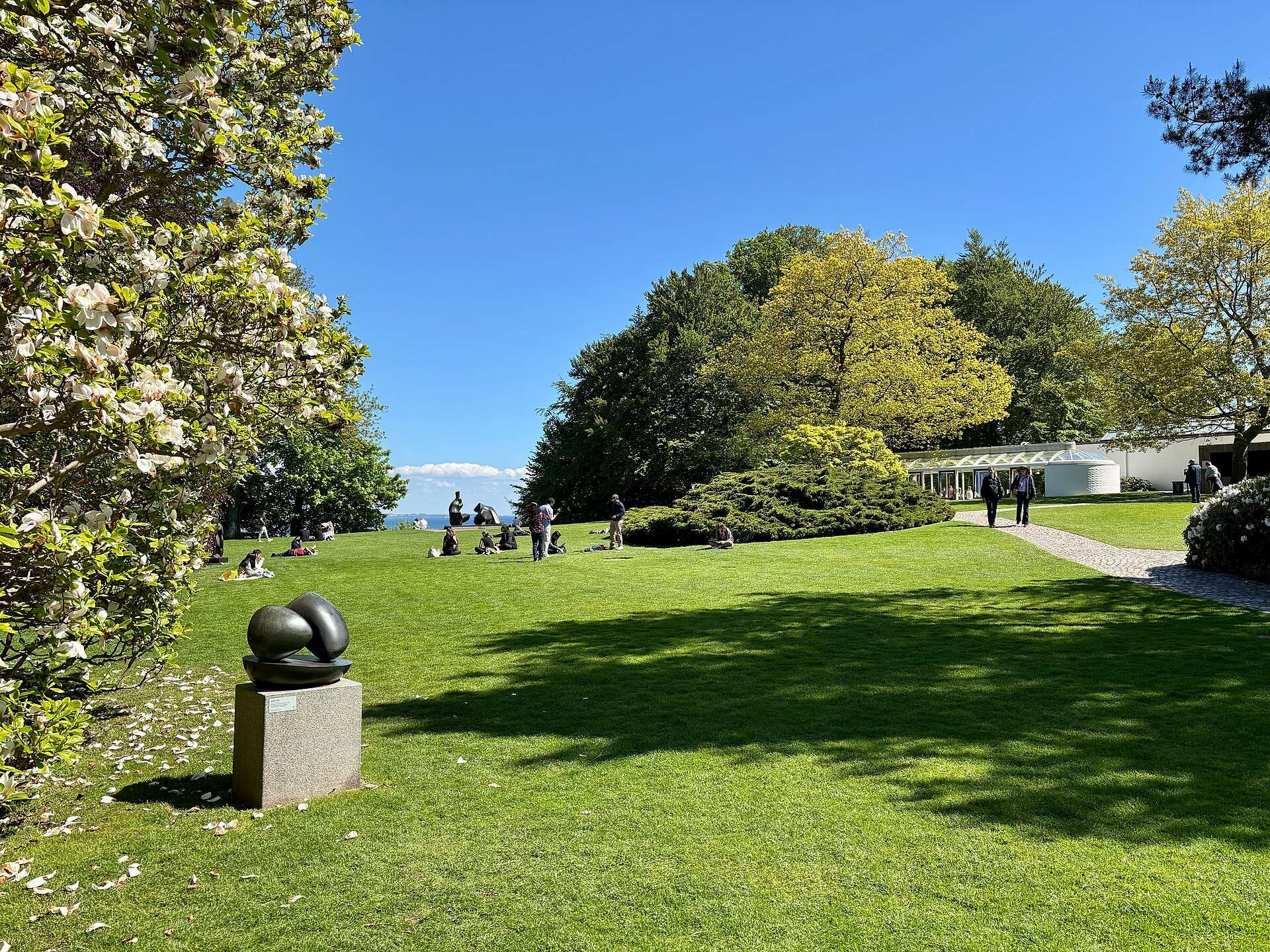 The sculpture park at the Louisiana Museum of Modern Art