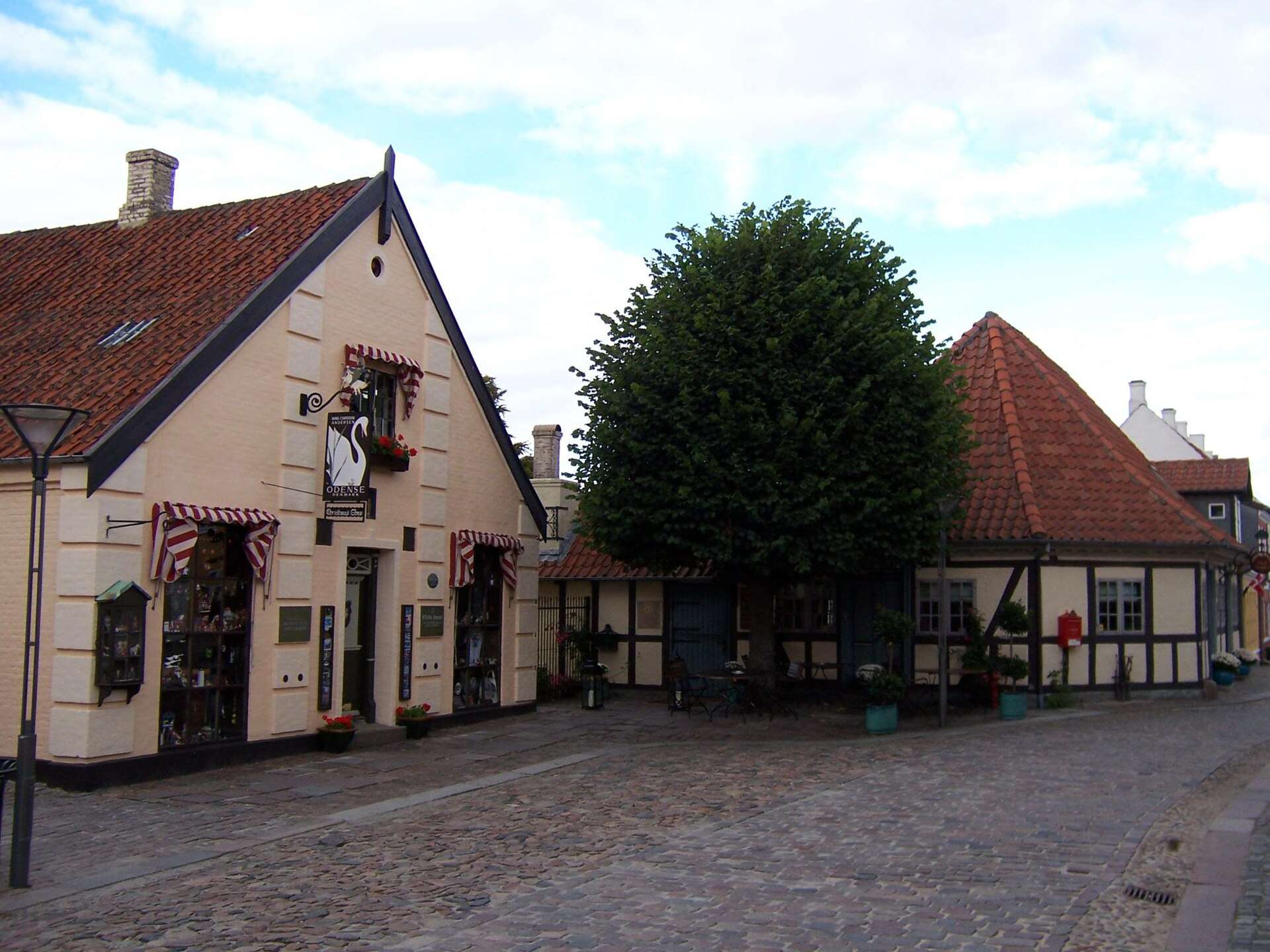 The old town around Hans Christian Andersen's quarter, Odense