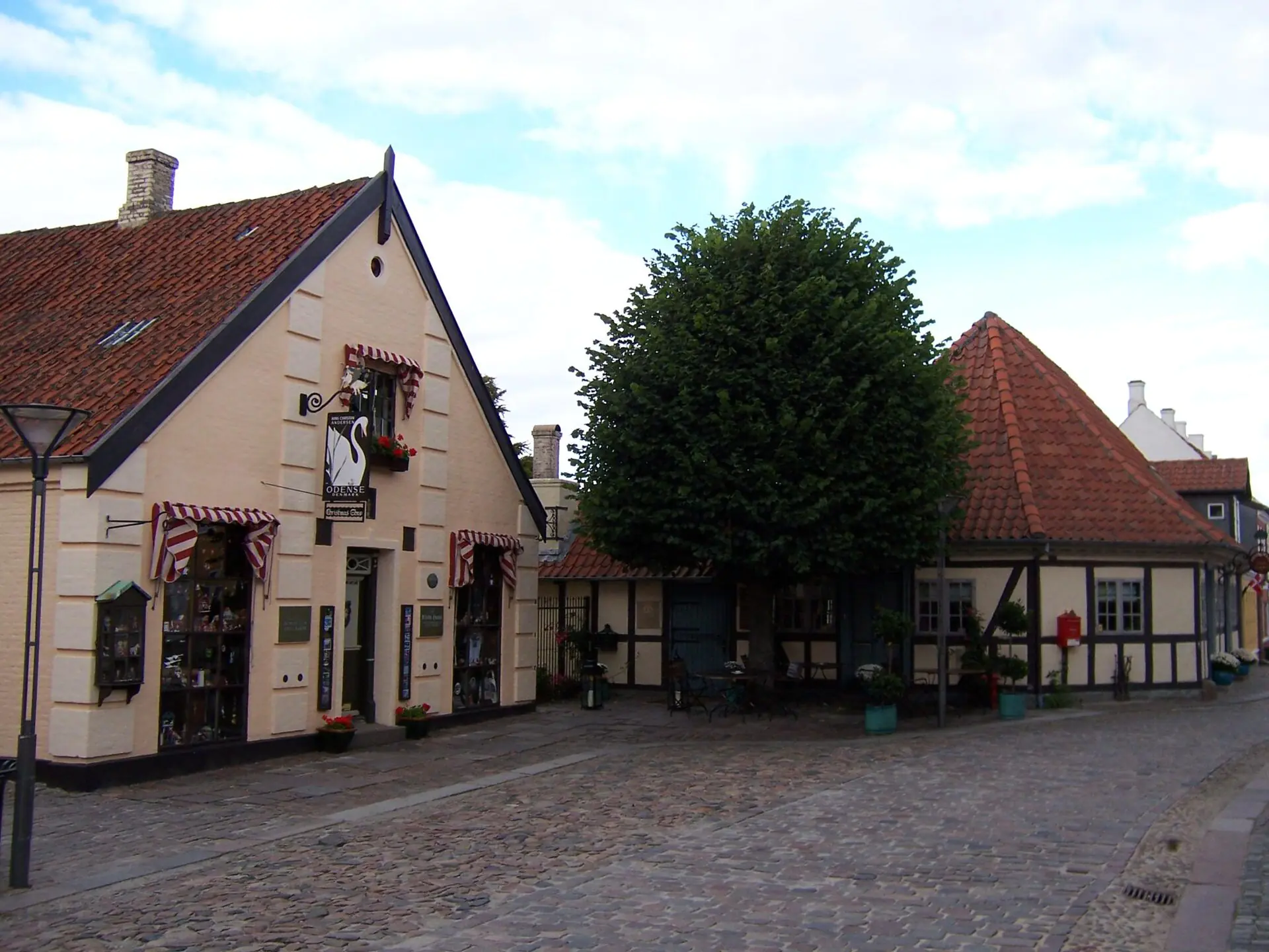 The old town around Hans Christian Andersen's quarter, Odense
